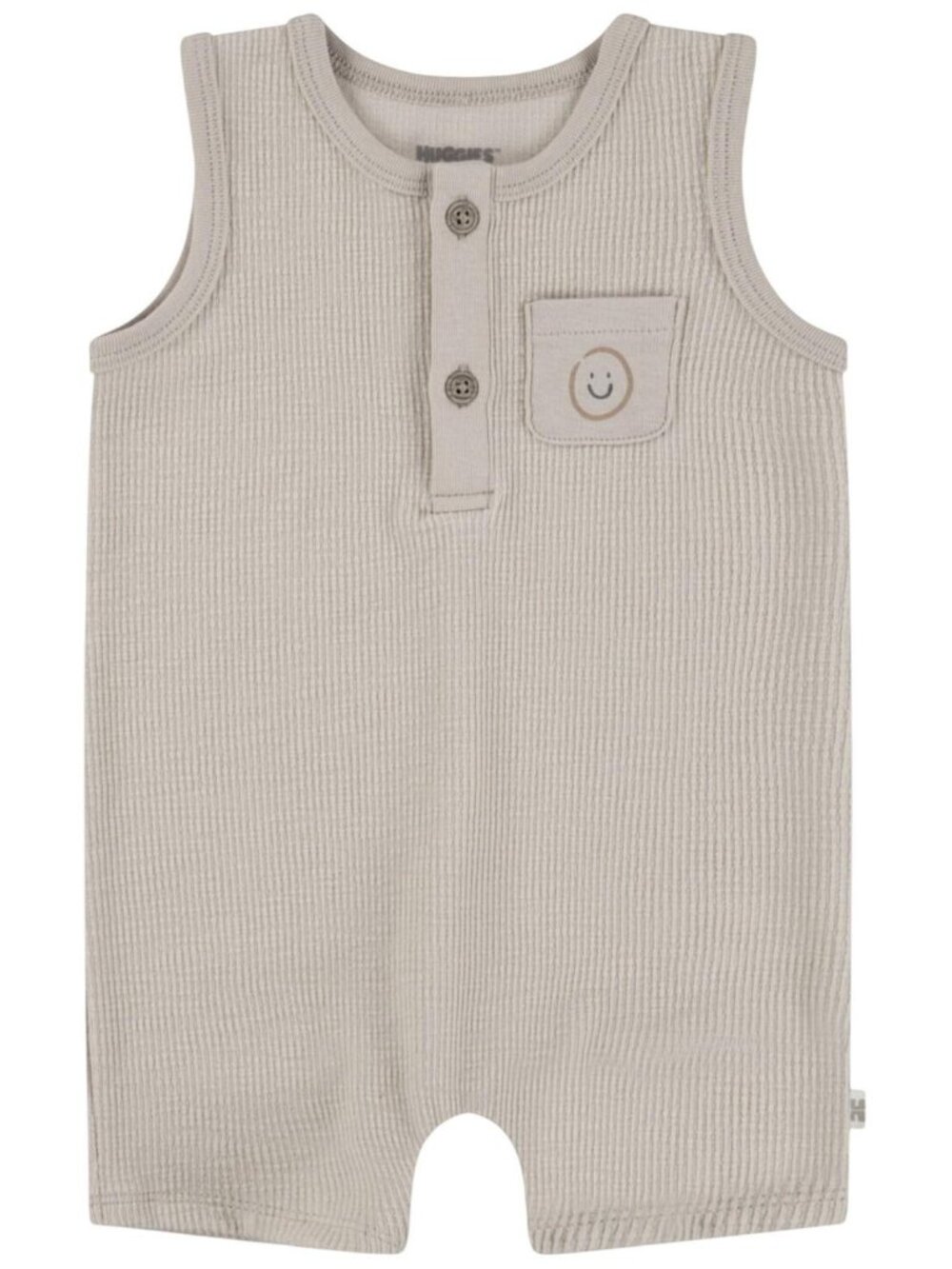 NWT Huggies Baby Boys Sleeveless Romper 6Z2713K Beige Brown 24 Months